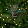 Northlight Peacock Ocelli Feather Clip-On Christmas Ornament -6" - Brown, Green and Blue - image 2 of 4