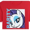 Women's - My Little Pony - Character Block Rarity Cropped Graphic T-Shirt - 2 of 4