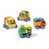 Melissa & Doug Pull-Back Construction Vehicles - Soft Baby Toy Play Set of 4 Vehicles - image 4 of 4