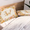 Deny Designs King Iveta Abolina Retro Florals 70s Cream Pillow Shams - 2 of 3