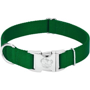 Country Brook Petz Premium Nylon Dog Collar with Metal Buckle for Small Medium Large Breeds - Vibrant 30+ Color Selection - 1 of 4