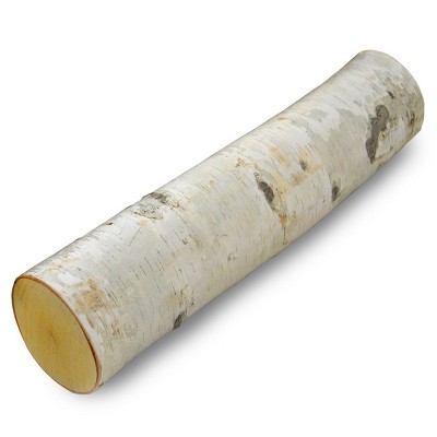 Wilson's Decorative White Birch Log Bundle - Single Log - 23-24" Long x 5-6" Diameter