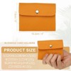Unique Bargains Leather Slim ID Card Business Card Holder Wallets with 24 Slots 4" x 3" - 2 of 4