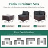 UPHA 7-Piece Rattan Patio Sofa Conversation Set with Cushions - 3 of 4