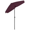 vidaXL Beach Umbrella Bordeaux Red 70.9 in.x47.2 in. - 4 of 4