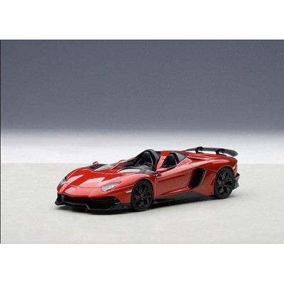 Lamborghini Aventador Roadster J Metallic Red 1/43 Diecast Model Car by Autoart