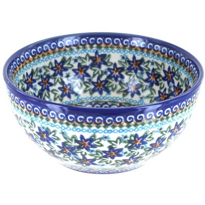 Blue Rose Polish Pottery Skylar Cereal/Soup Bowl