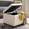 Madison Square Storage Ottoman - HUD8228 - Safavieh Couture - 3 of 4