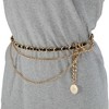Unique Bargains Women's Fashion Waist Chain Black 1 Pc - 2 of 4