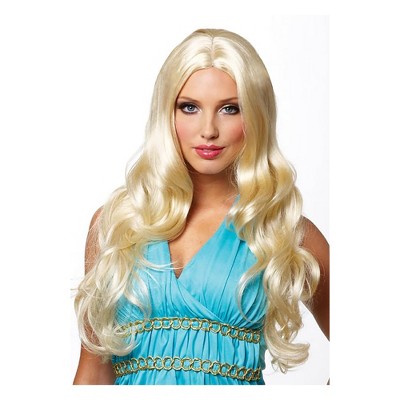 Angels Costumes Wednesday Inspired Gothic Girls Friend Blonde Adult Costume  Wig : Target