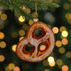 Northlight 4.5" Salted Soft Pretzel Glass Christmas Ornament - 2 of 4