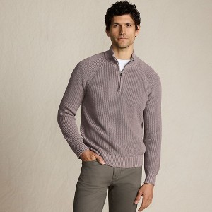 Lands' End Men's Drifter Quarter Zip Sweater - 1 of 4