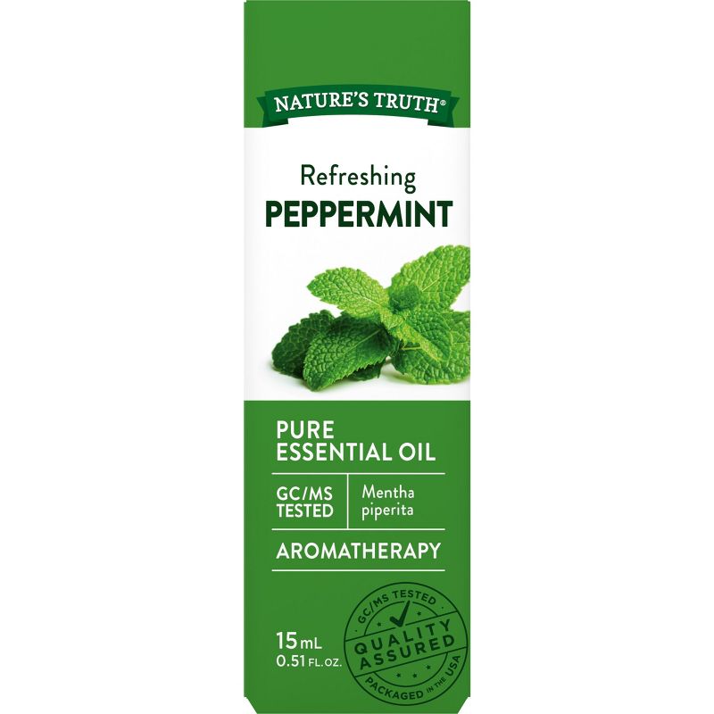 Nature&#39;s Truth Peppermint Aromatherapy Essential Oil - 0.51 fl oz, 1 of 10