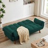 KTMBDW 75.4" Loveseat Sofa, Mid Century Modern Decor Love Seat Couches for Living Room, Bedroom, Solid and Easy to Install Love Seats Furniture - 3 of 4