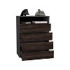 Grungis Modern Dressers with Storage,4-Drawer Dresser with Spacious Storage and Modern Handles for Bedroom Living Room - 4 of 4