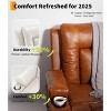 Power Lift Recliner Chair with Heat & Massage, Electric Adjustable PU Leather Recliner for Elderly, Remote Control, Side Pocket, Comfortable Support - 4 of 4