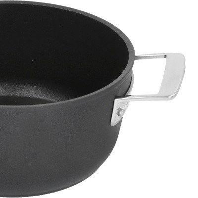 AluPro 4.5-qt Black Aluminum Nonstick Round Dutch Oven