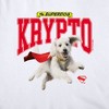 Women's Superman 2025 Krypto College Cap Sleeve Baby Rib Crop Top - 3 of 4