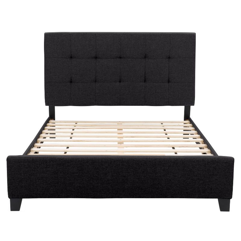 Ellery Fabric Tufted Bed - CorLiving, 3 of 11