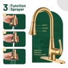 Cobbe High Arc Kitchen Faucet with Pull Down Sprayer 3 Spout Patterns with Pedestal for 1 to 3-Hole Installation - 4 of 4