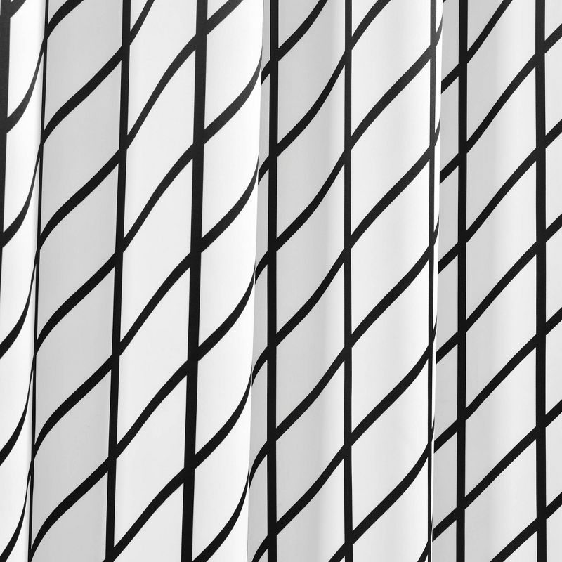 Set of 2 Feather Arrow Geo Light Filtering Window Curtain Panels - Lush Décor, 4 of 10