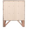 NicBex Nightstand with 2 Drawers and Top Tray Modern Small Bedside Table with Wood Frame for Living Room,Bedroom - 4 of 4