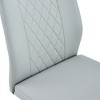 Lyngins Modern Dining Chairs with High Backrest,Upholstered Kitchen Chairs with Anti-slip Footpads,PU Chairs for Dining Room,Kitchen - 4 of 4