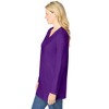 Woman Within Perfect Long-Sleeve V-Neck Tunic - 4 of 4