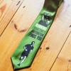 Crazy Dog T-Shirts Running Sometimes Motivation Find You Necktie Funny Neckties for Men Bear Tie Mens Novelty Neckties - 3 of 4