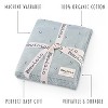 Luxury 100% Organic Cotton Pointelle Baby Receiving Swaddle Blanket for Infants Boys and Girls - 3 of 4
