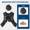 Weighted Vest, Weight Vest with Reflective Stripe and Pocket for Home Gym,Workout, Strength Training - 3 of 4