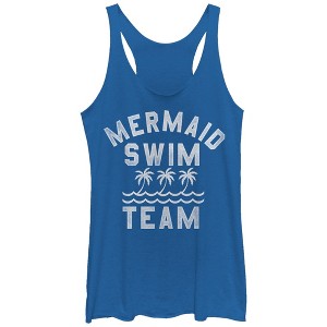 Women's Lost Gods Mermaid Swim Team Racerback Tank Top - 1 of 3