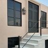 Gulches Outdoor Wall Lights - Matte Black Sconces with Clear Glass for Porch, Balcony, Patio, and Garage (Single & 2 Pack Options) - 4 of 4