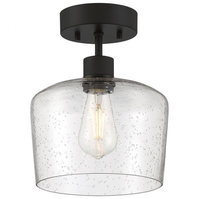 Access Lighting Port Nine 1 - Light Flush Mount in  Matte Black