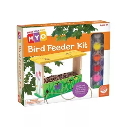 MindWare Make Your Own Bird Feeder Kits for Kids – Build Your Own - Includes 13 Paint Colors and 3 Brushes