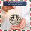 Snowman Christmas Ornament 4Inch – 2025 Christmas Ornament – Acrylic Winter Decoration for Tree - 2 of 4