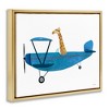 Stupell Industries Giraffe Pilot in Airplane, 21" x 17" - 3 of 4