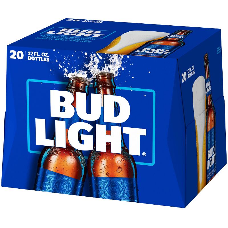 Bud Light Beer - 20pk/12 fl oz Bottles, 4 of 13