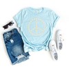 Simply Sage Market Women's Daisy Peace Sign Short Sleeve Graphic Tee - 2 of 2
