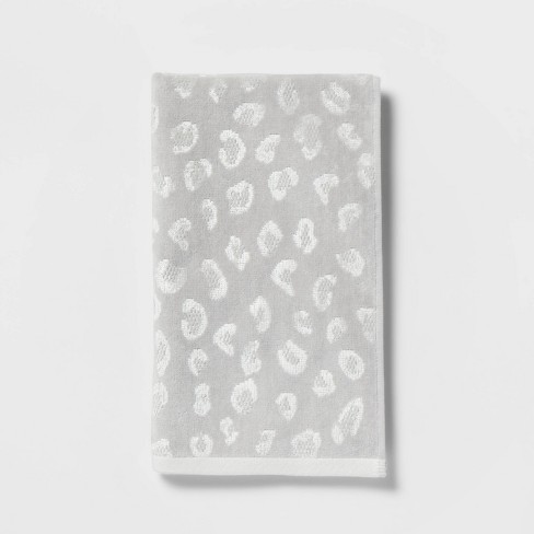 20 x 28 Printed Dot Tea Towel - Black & White