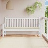 vidaXL Outdoor Garden Bench Cushion in Cream - 78.7"x19.7"x1.2" – Comfortable and Stylish - Made of Durable Oxford Fabric - 2 of 4