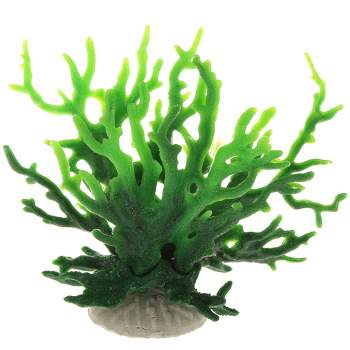 1 Pcs Colorful Coral Reef Decor Mini Faux Coral Decor for Aquarium  Decorations White Yellow 4.6x5.3cm