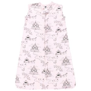 Hudson Baby Infant Girl Cotton Sleeveless Wearable Sleeping Bag, Sack, Blanket, Fairytale Princess - 1 of 2