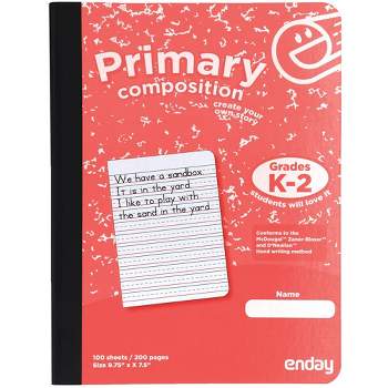 Enday Primary Journal Story Composition Notebooks, Half Ruled Notebook -  100 Sheets : Target