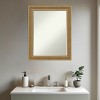Amanti Art Elliot Gold Petite Bevel Bathroom Wall Mirror 28.5 x 22.5 in. - 4 of 4