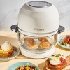Fritaire Non-Toxic Air Fryer - Glass Air Fryer,  5qt, Teflon-Free, PFOA- Free, w/ Accessories - Rotisserie and Tumbling Basket - 3 of 4