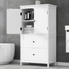 NicBex 43"x23" Tall&Wide Freestanding Bathroom Storage Cabinet,Versatile Storage Cabinet with 1 Door Cabinet,2 Large Drawer&Adjustable Shelves - 2 of 4