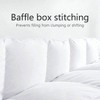 Premium 2100 Queen Comforter, Breathable White Down Alternative Duvet with 4D Spiral Fiber, Hotel Style, 88x88 - 3 of 4