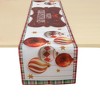 Unique Bargains Christmas Table Runner Polyester Red White 71"x14" 1 Pc - 4 of 4