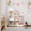 Kids Bookcase with Doors and Drawers, 7-Compartment Toy Storage Organizer with Anti-Tip Protection - 3 of 4